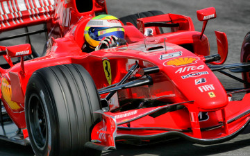 formula-1, красный гоночный автомобиль, большие колеса, тюнинг, гонка, скорость, скачать обои авто, formula-1, red racing car, big wheels, tuning, race, speed, download car wallpaper