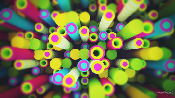 трубочки, разноцветные, обои на рабочий стол, tubes, colorful, wallpaper