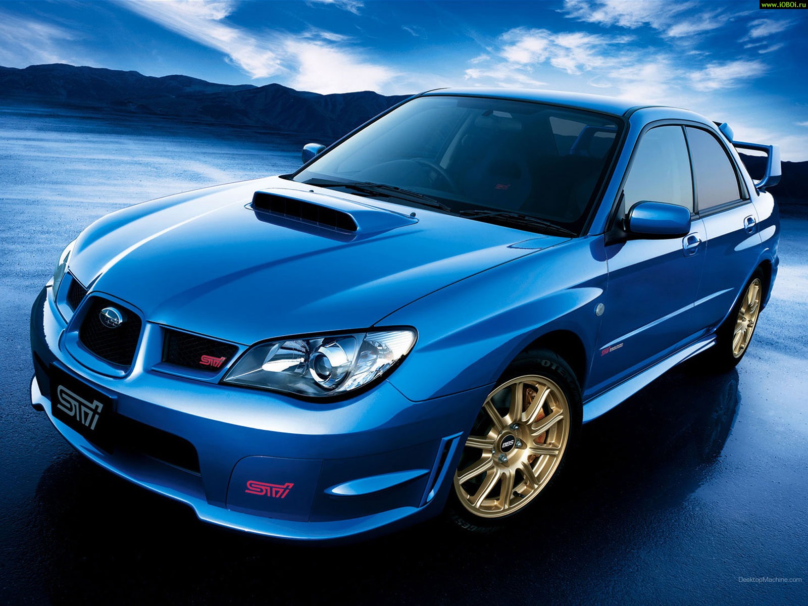 Subaru, Субару, синий авто, тюнинг, Subaru, blue cars, tuning