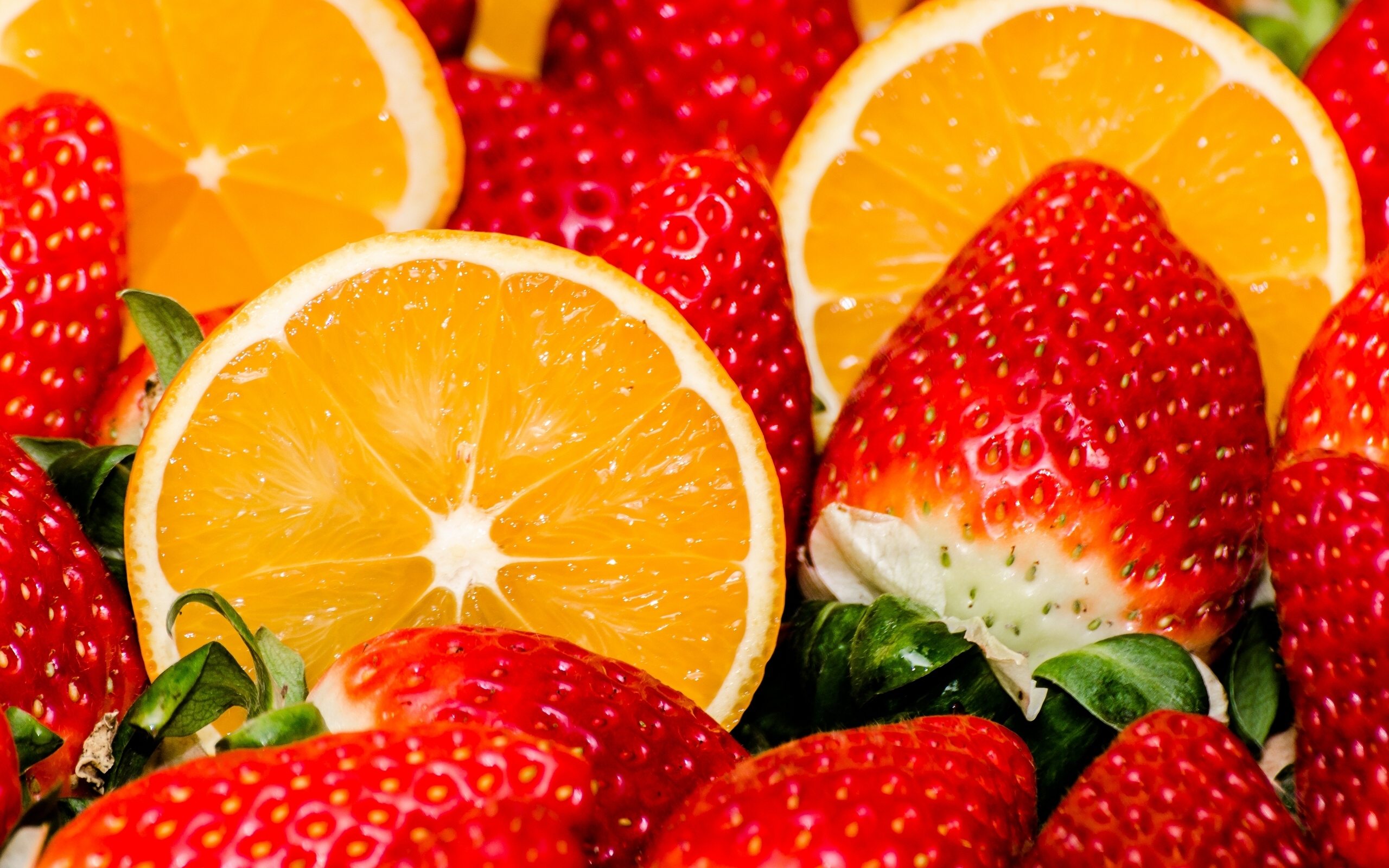 еда, фрукты, цитрус, ягода, апельсин, клубника, витамины