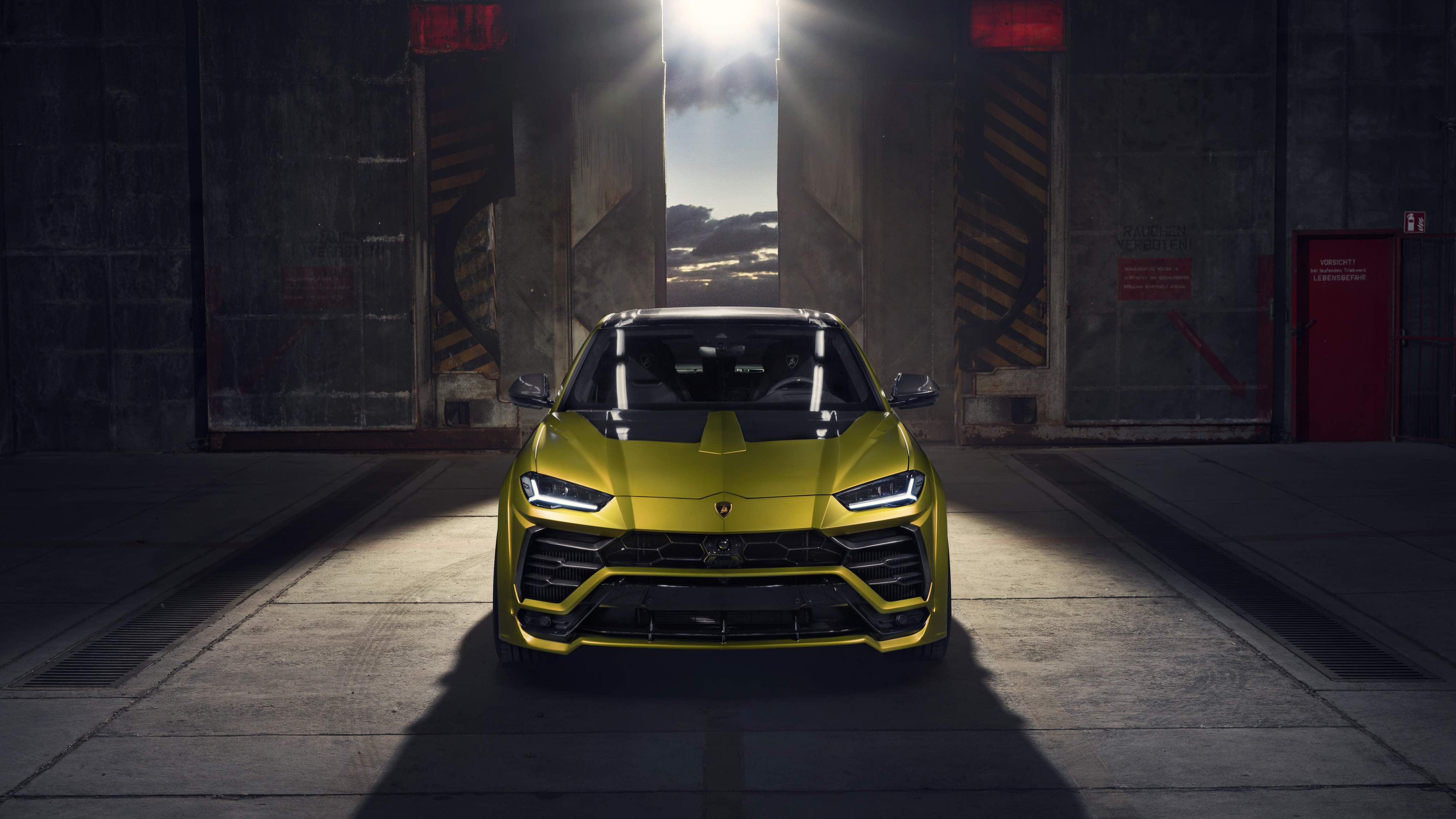 Novitec Lamborghini Urus Esteso, роскошные автомобили, желтый, авто