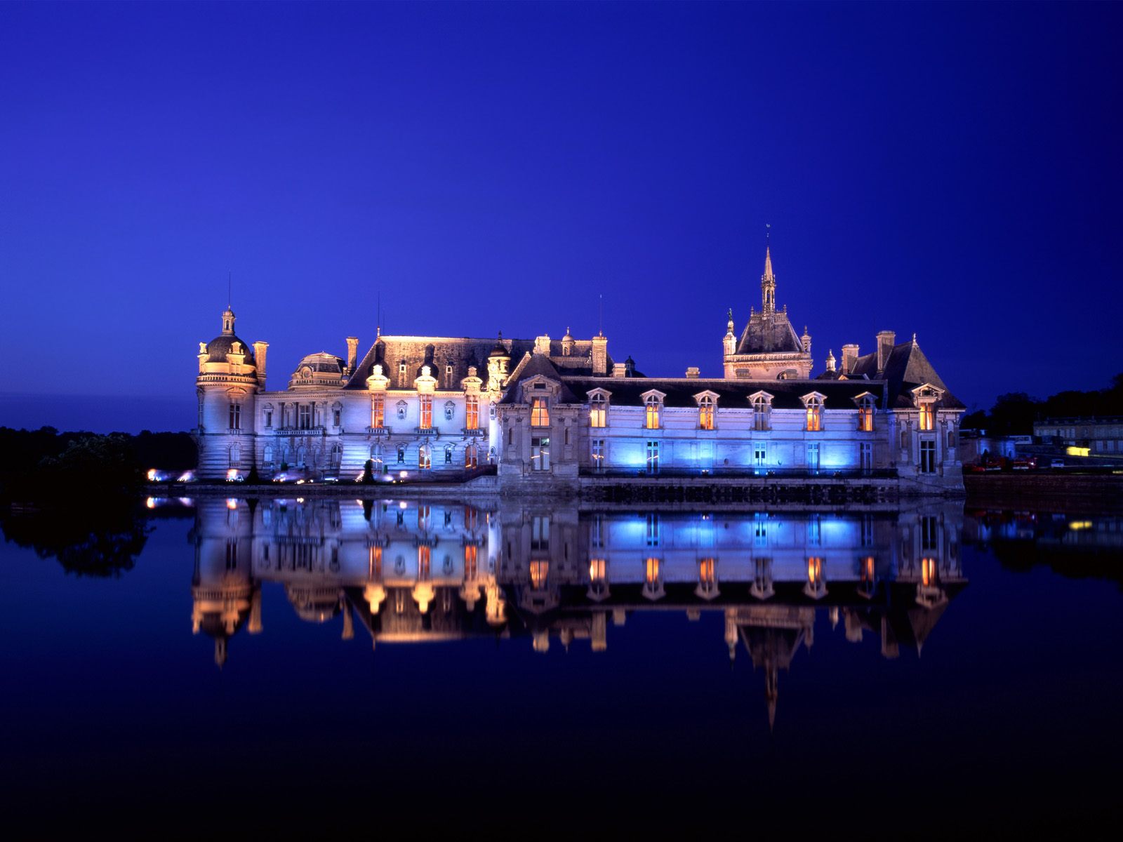 Chateau de Chantilly, Chantilly, France, Шантийи, Франция, архитектура, красивые обои,