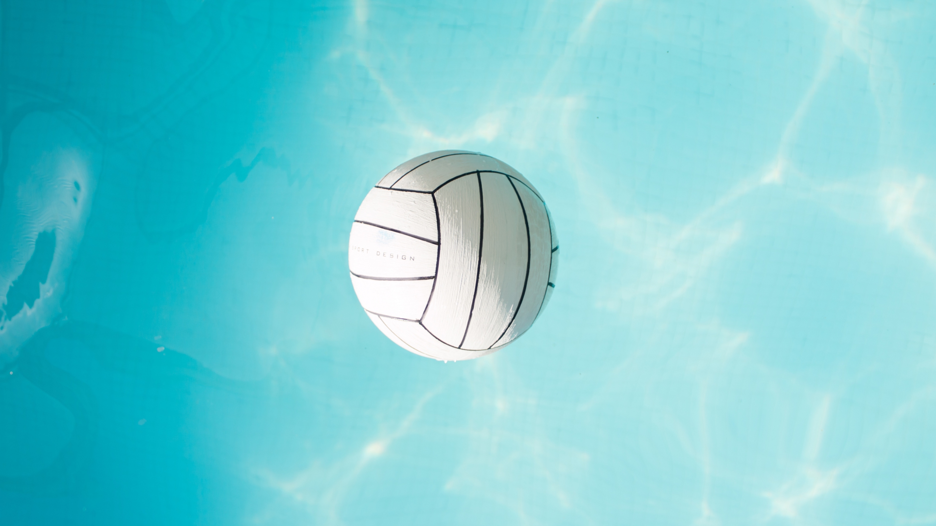 минимализм, мяч, волейбол, голубое небо, белый мяч, шар