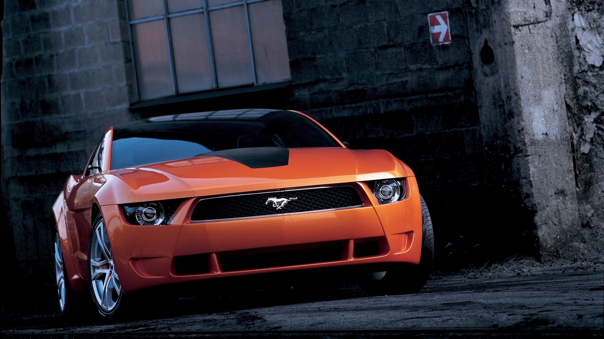 Ford Mustang, красное авто, тюнинг, диски, обои, Red car, tuning, disks, wallpaper