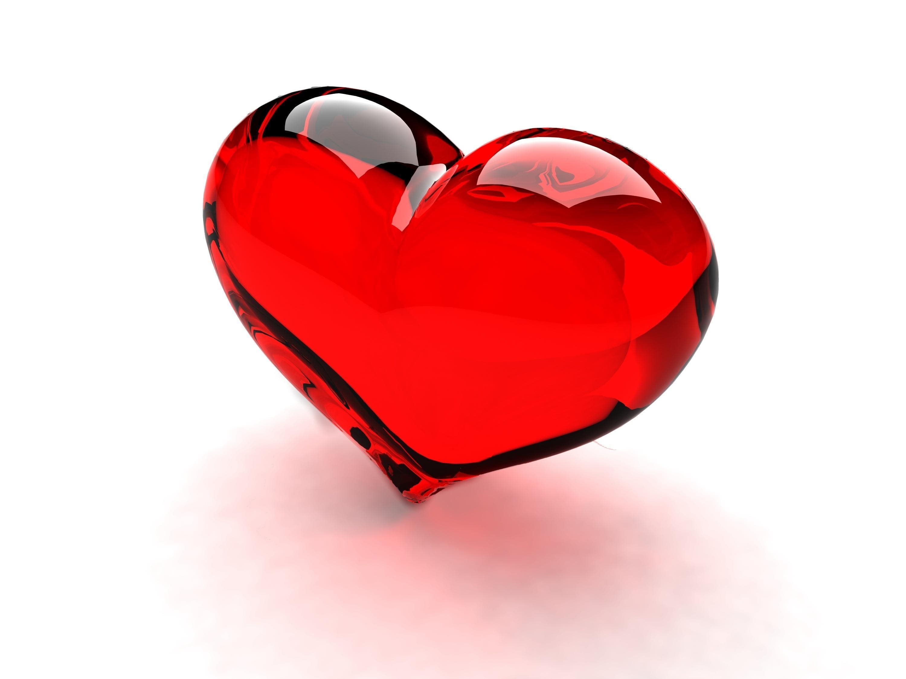 красное сердце (4,379 PNG фон)