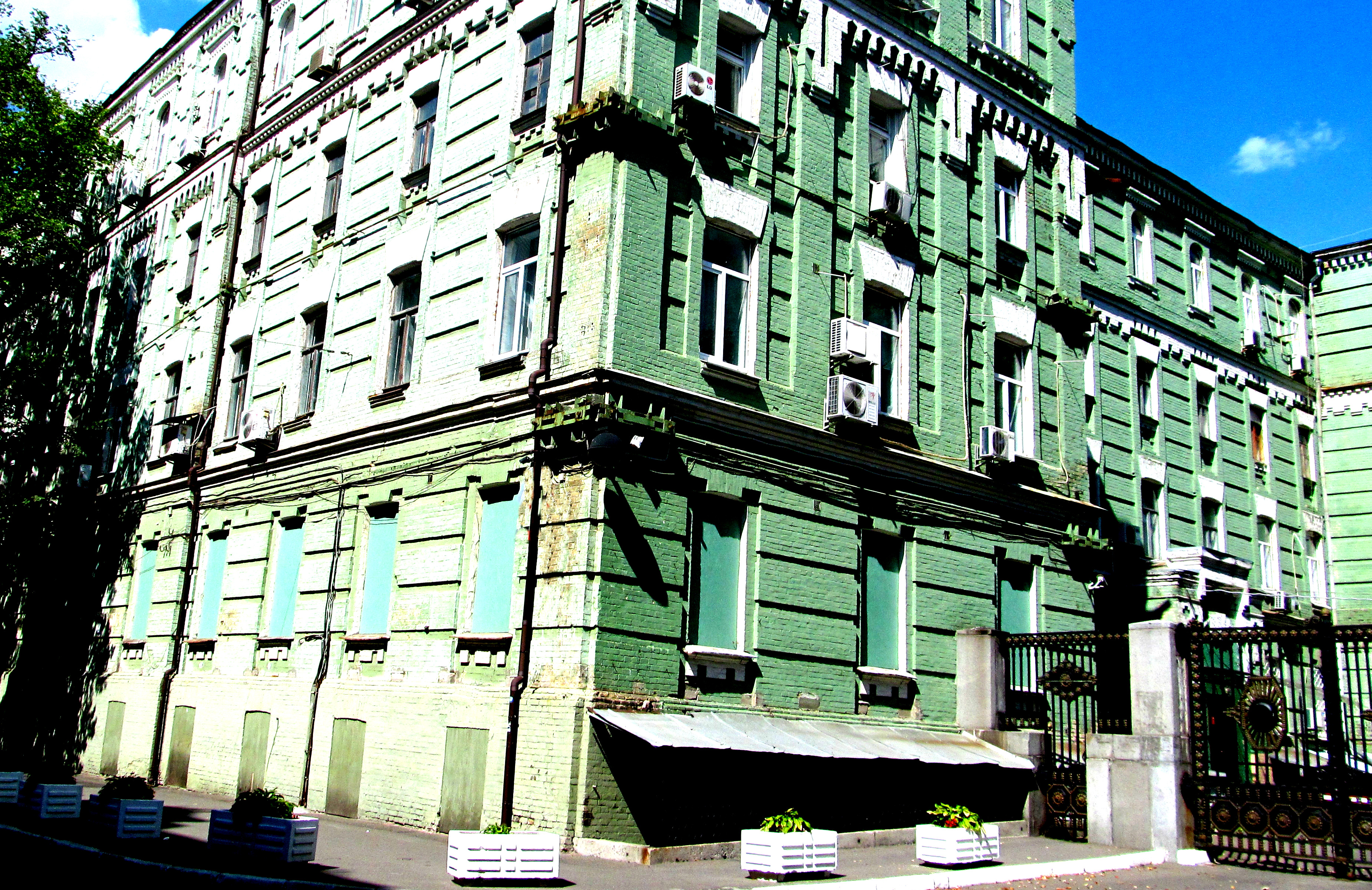 Киев, архитектура, старинное здание, город, дом, улица