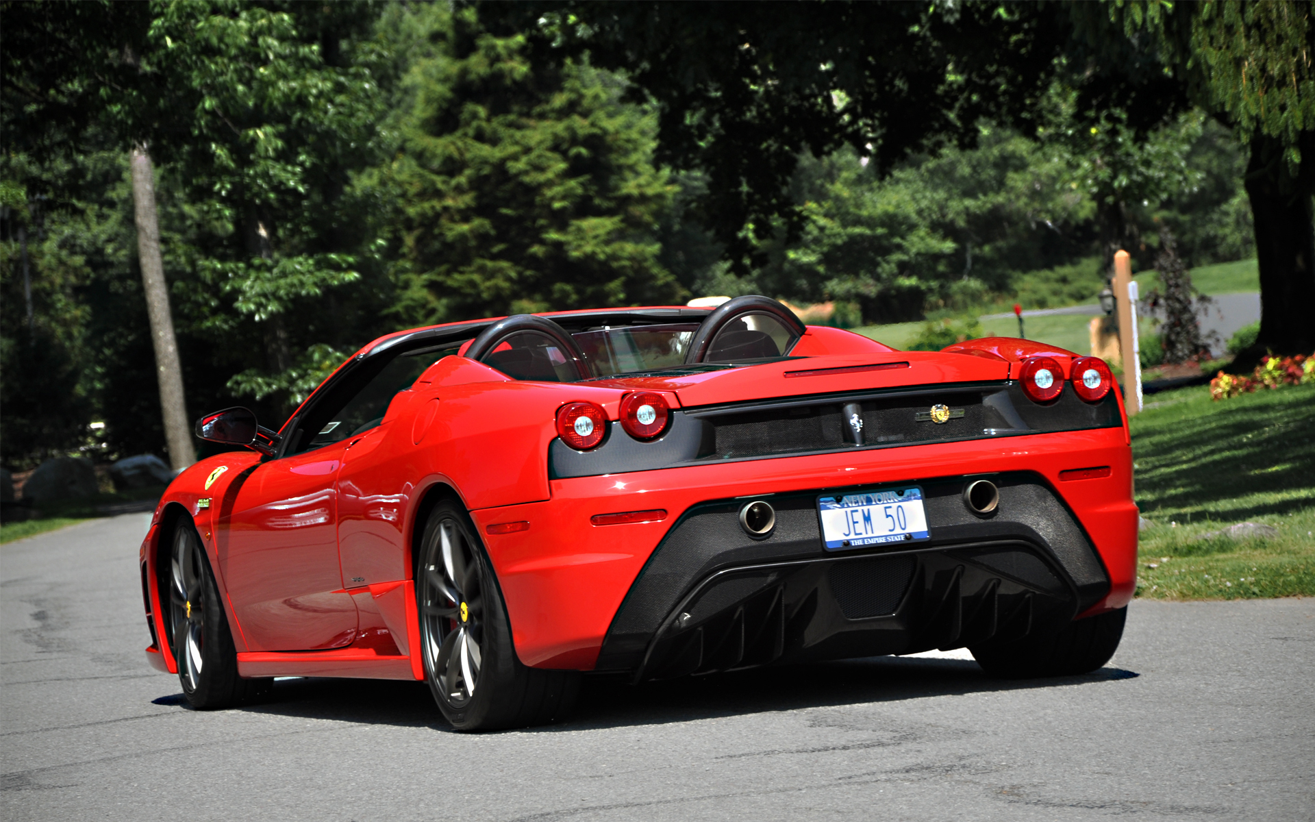 1920х1200 Ferrari 430 Scuderia 16M red