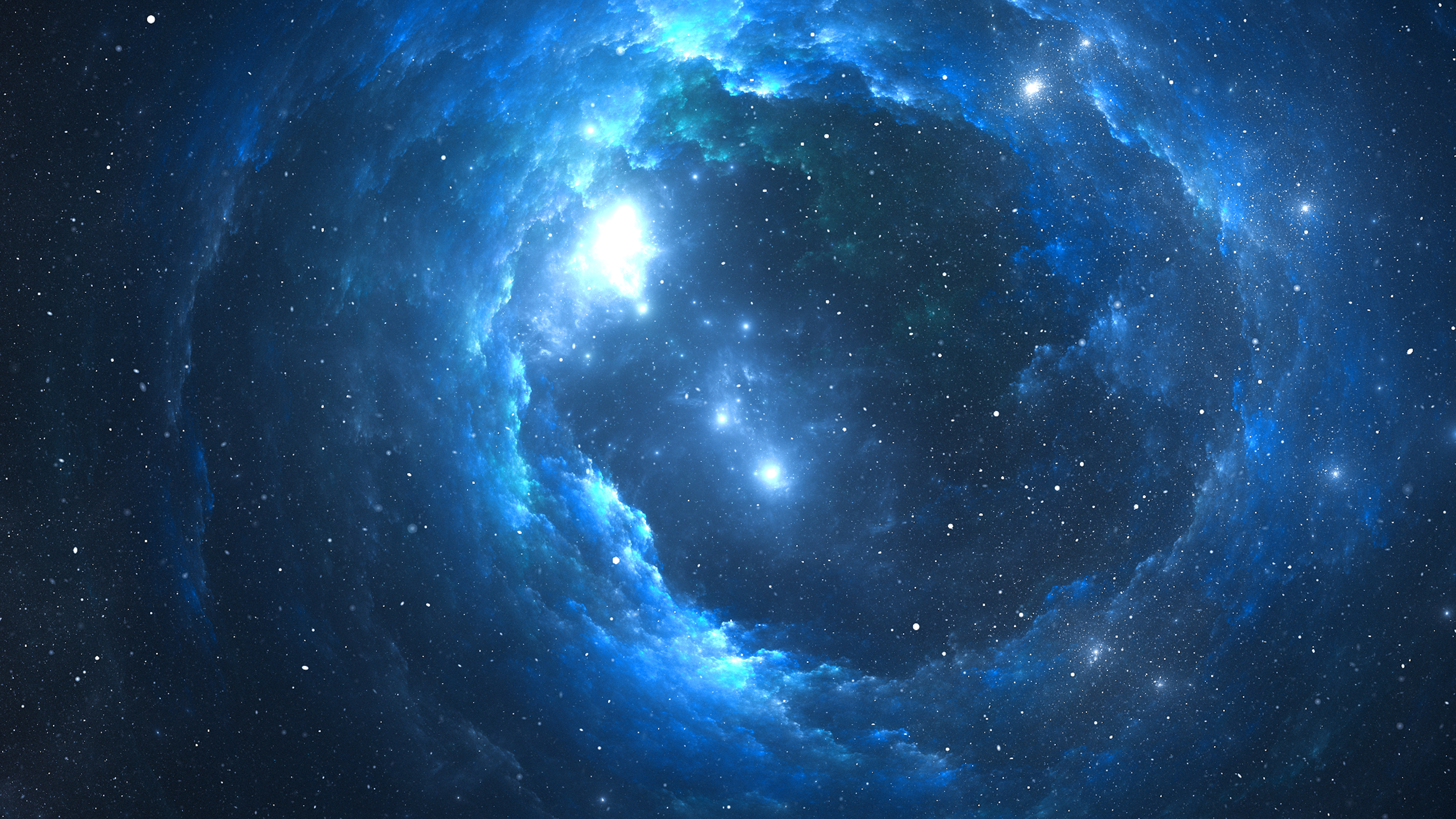 Фото бесплатно туманность, небо, космос, звёзды, 3840х2160, 4к обои