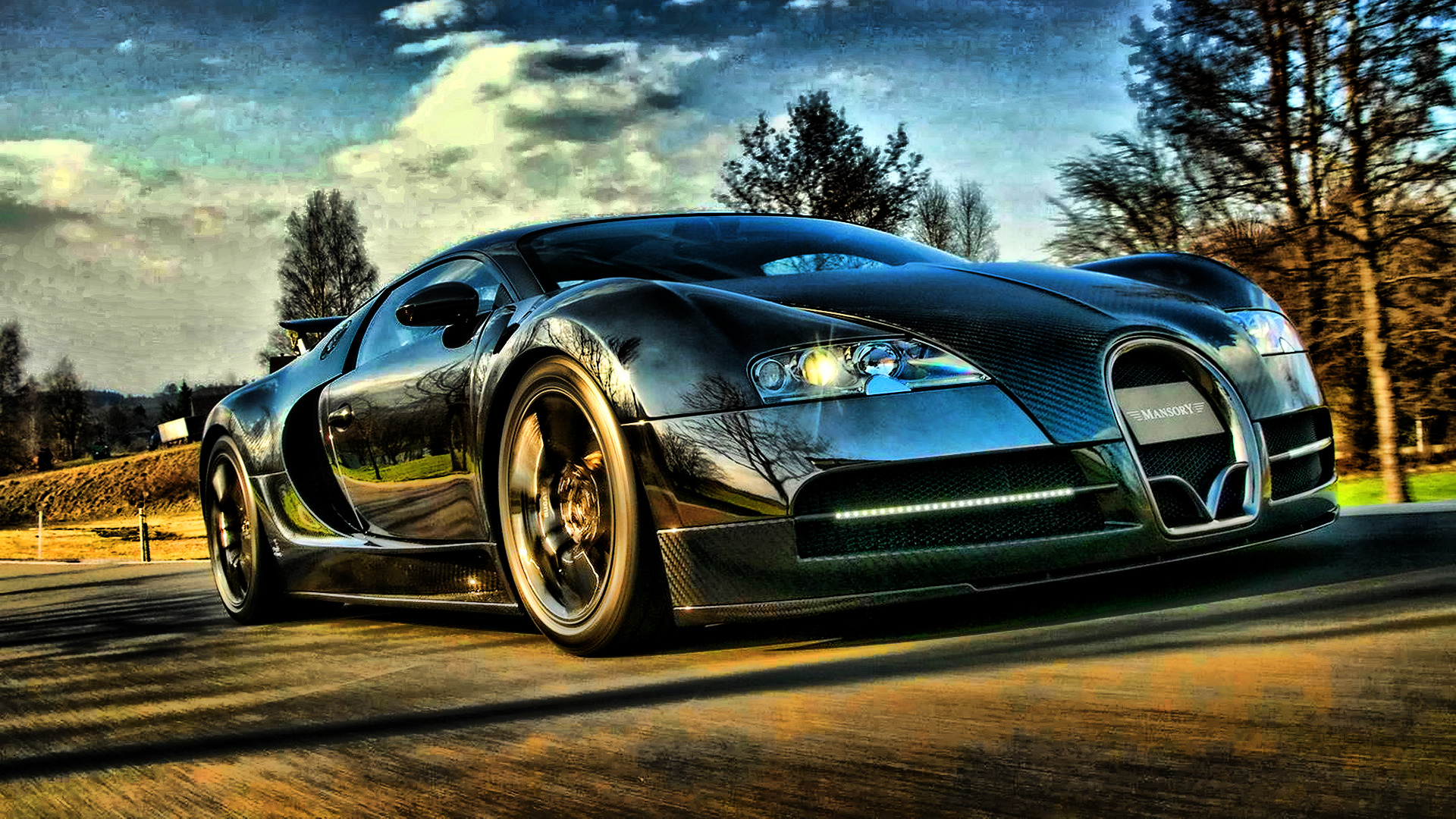 Bugatti, авто, дорога, скорость, обои HD full, The Bugatti, cars, road, speed, wallpaper HD full