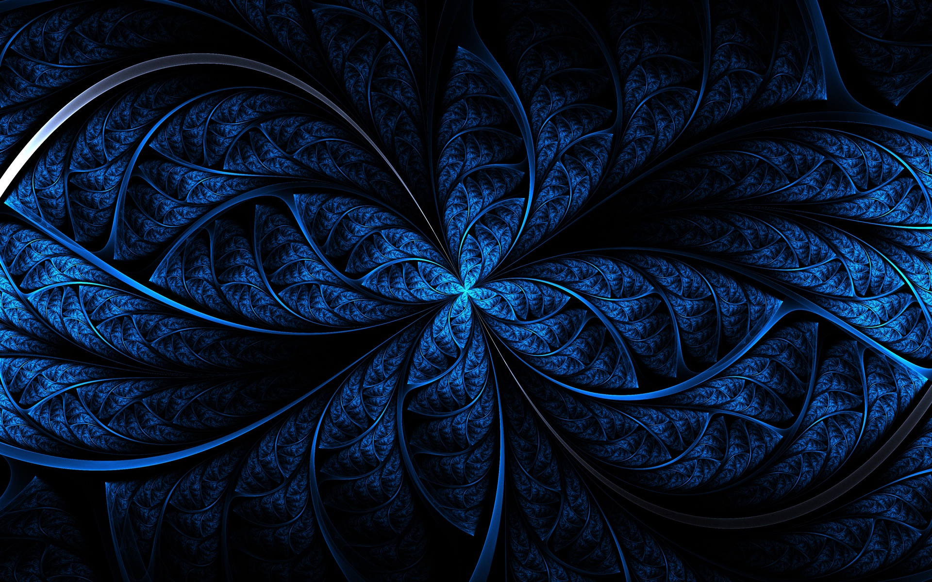 абстракции, цветок, синий, шикарные обои, скачать, abstract, flower, blue, smart wallpaper download