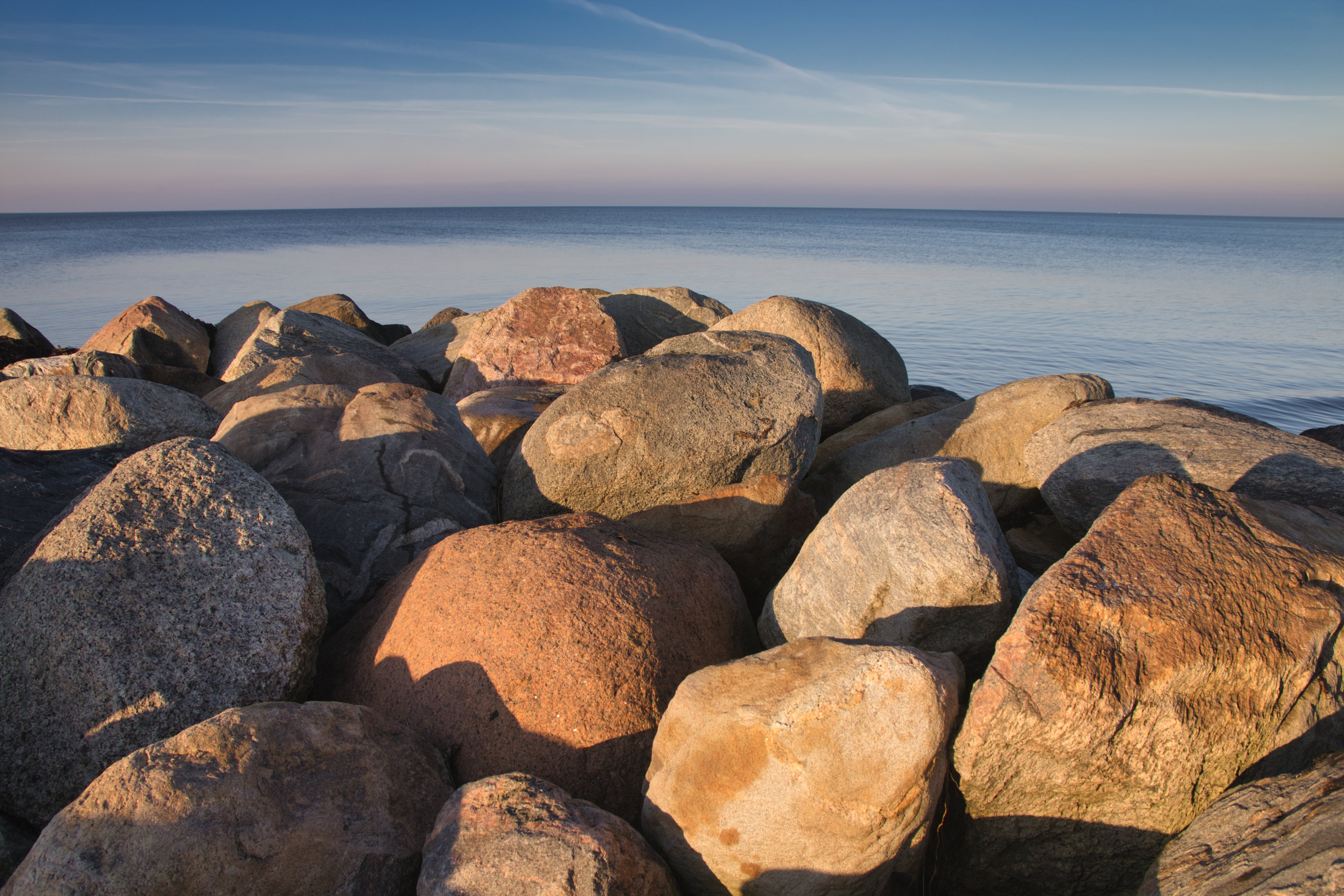 Фото бесплатно камни, морской пейзаж, небо, море