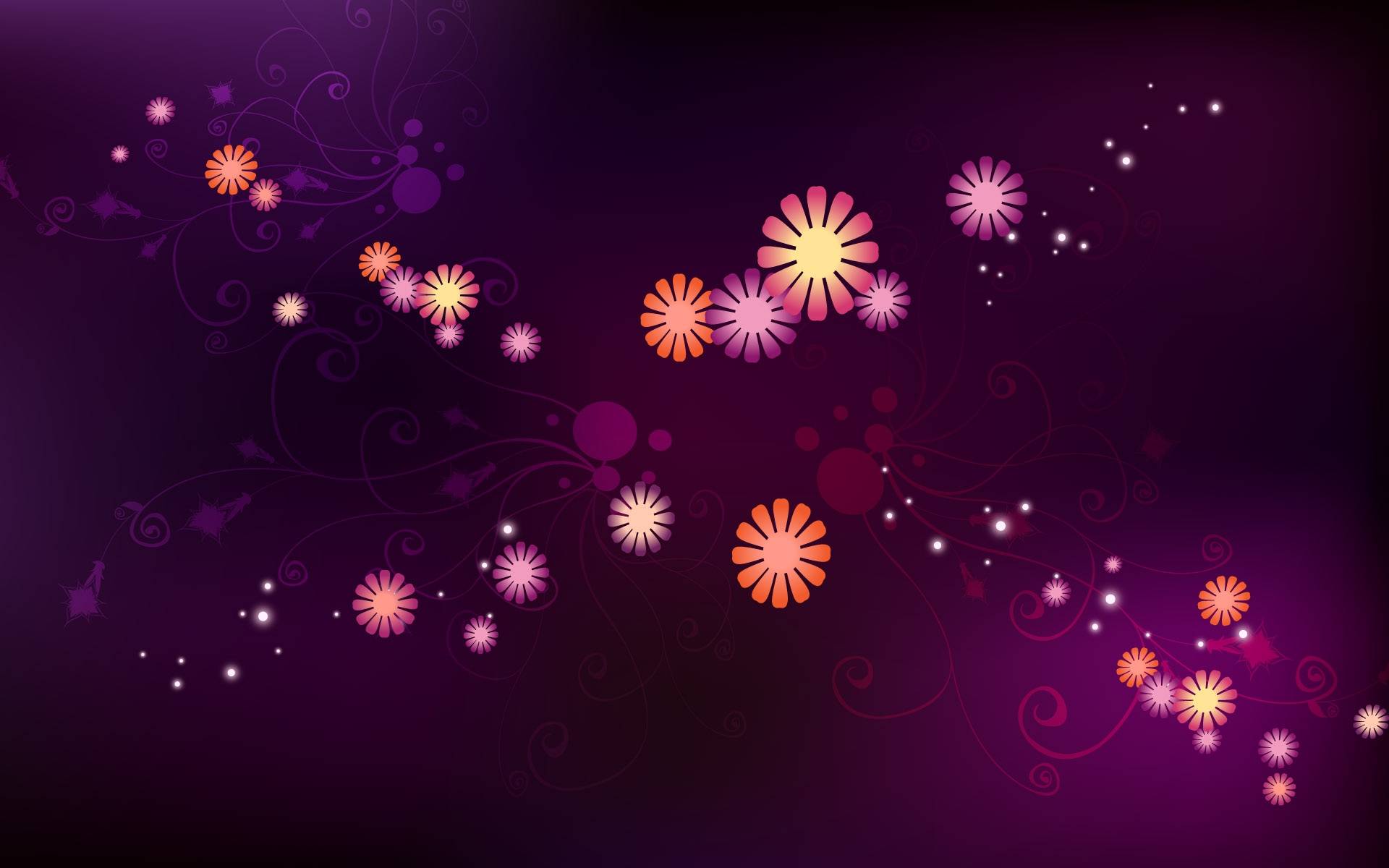 Abstraction, flowers, background, wallpaper, абстракция, цветы, фон, обои