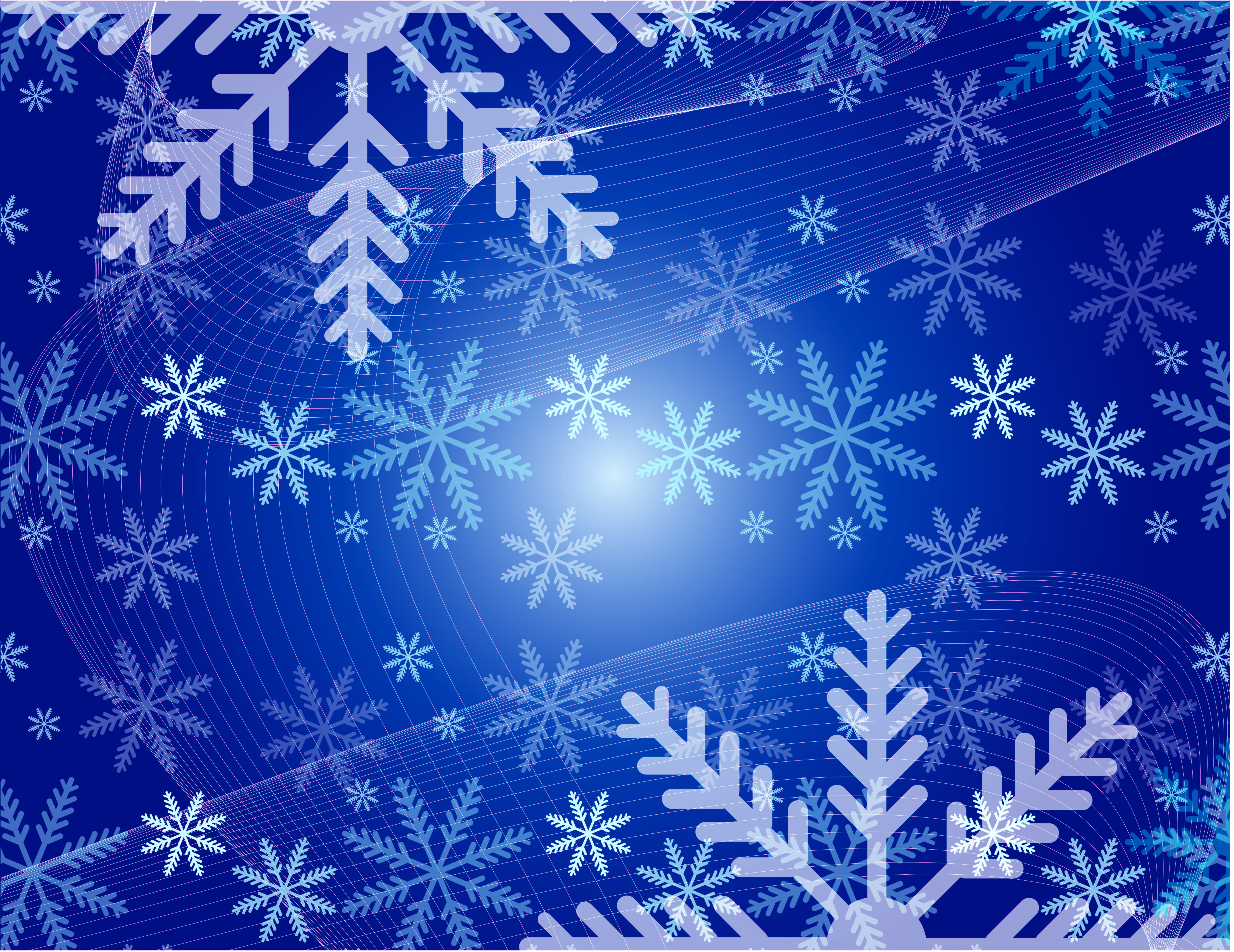 Фото бесплатно фон, абстракция, снежинки, текстура, синий фон, зимняя тема