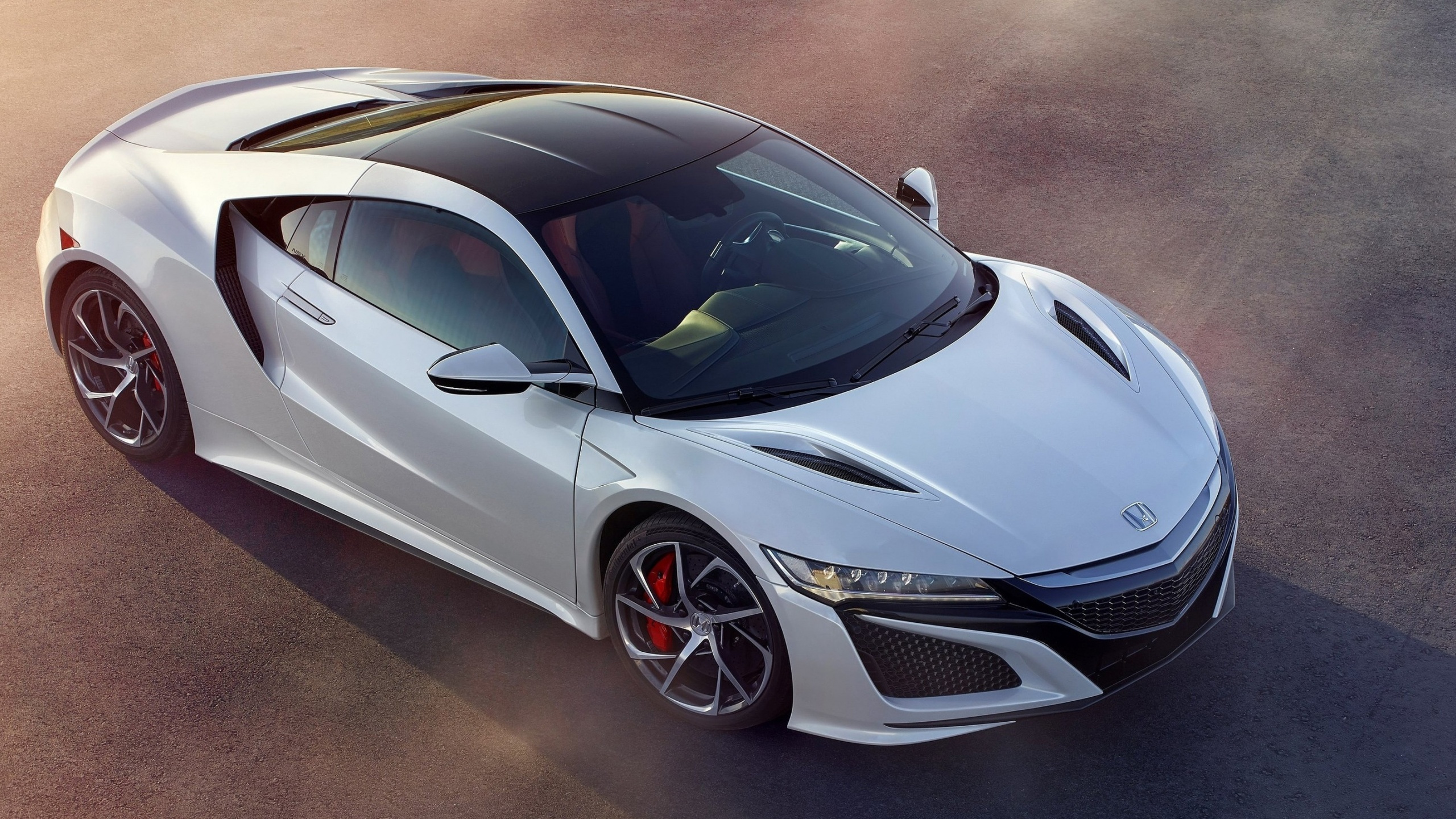 acura nsx coupe white car