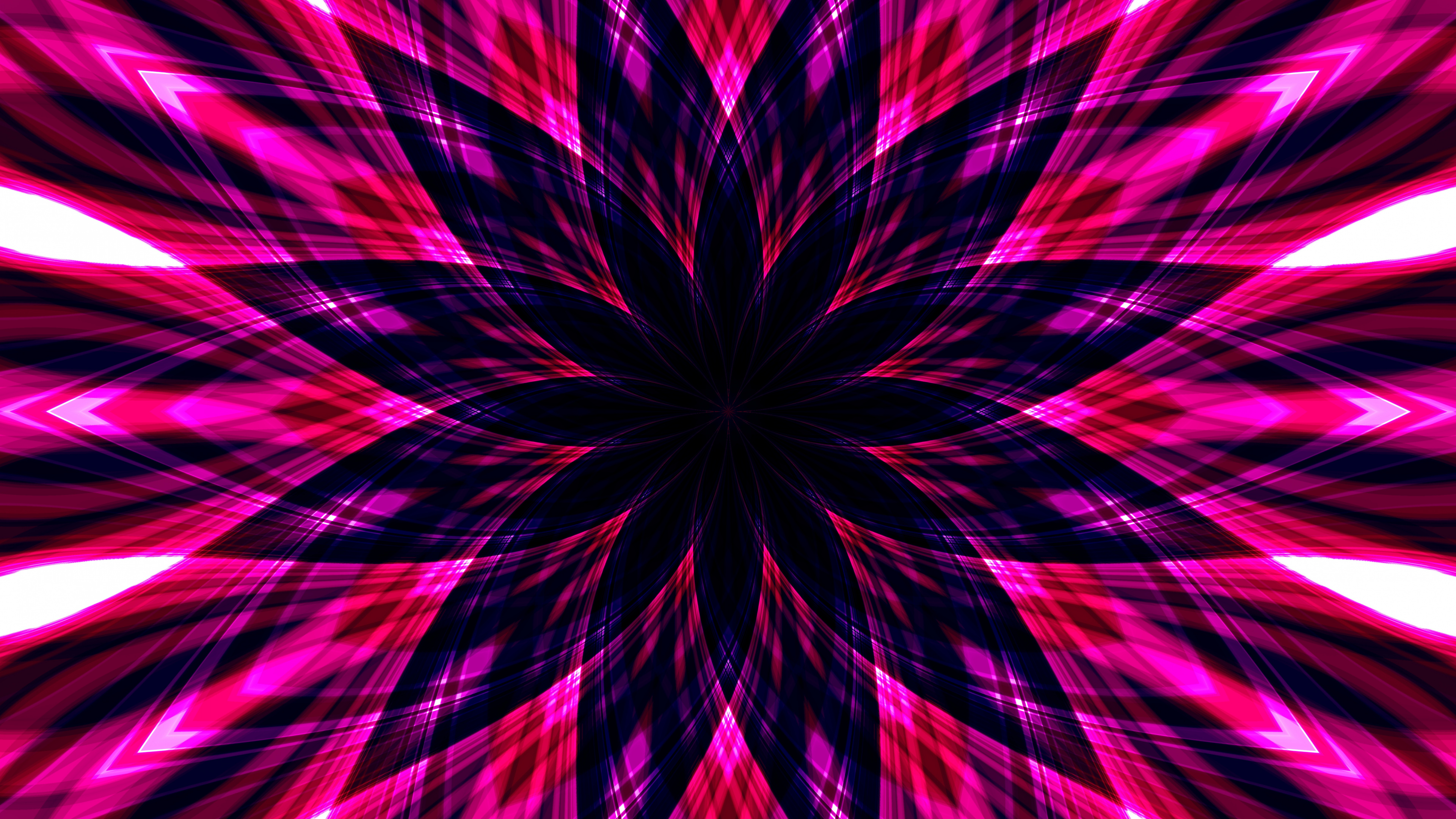 абстракция, розовый, яркий, цветок, 3840x2160, 4к обои