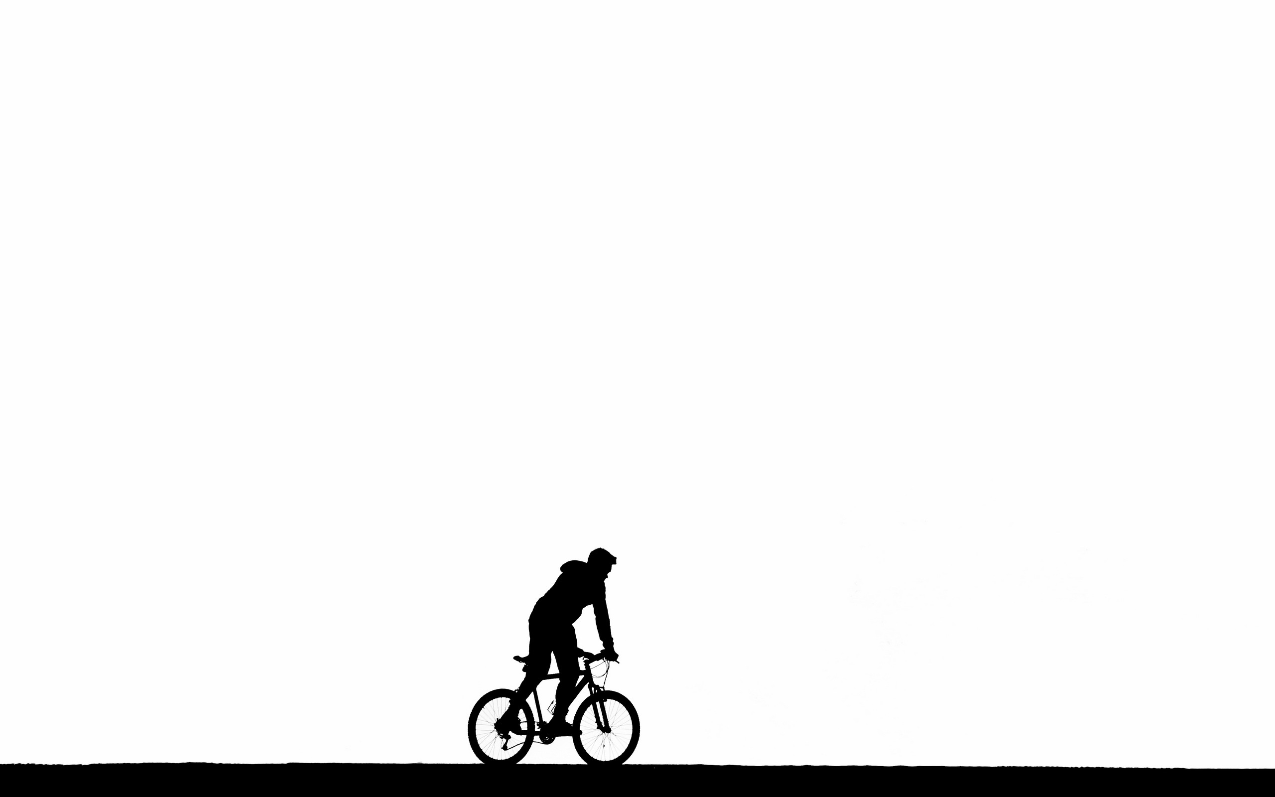 велосипедист, белый фон, минимализм, обои на рабочий стол, Biker, white background, minimalism, wallpapers