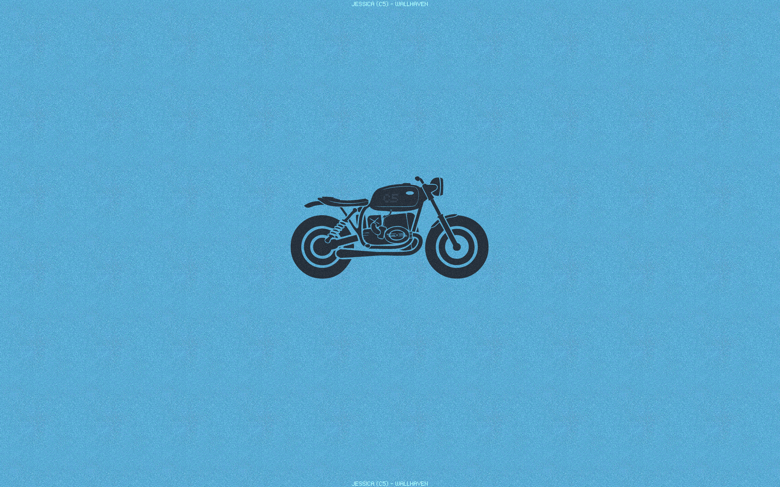 мотоцикл, минимализм, голубой фон, креативные обои, Motorcycle, minimalism, blue background, creative wallpaper