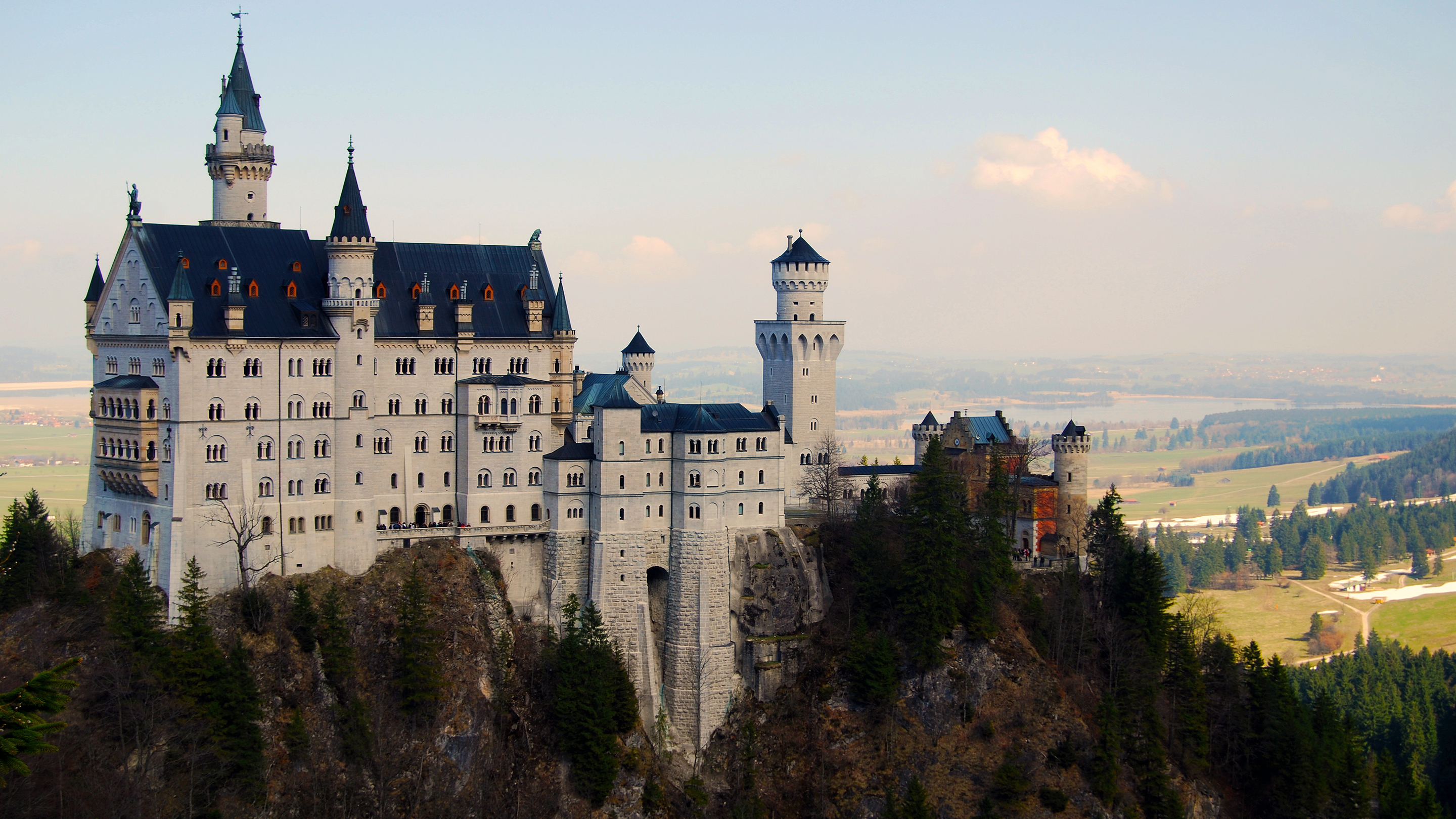 neuschwanstein castle, замок Нойшванштайн, красивые здания, города, архитектура