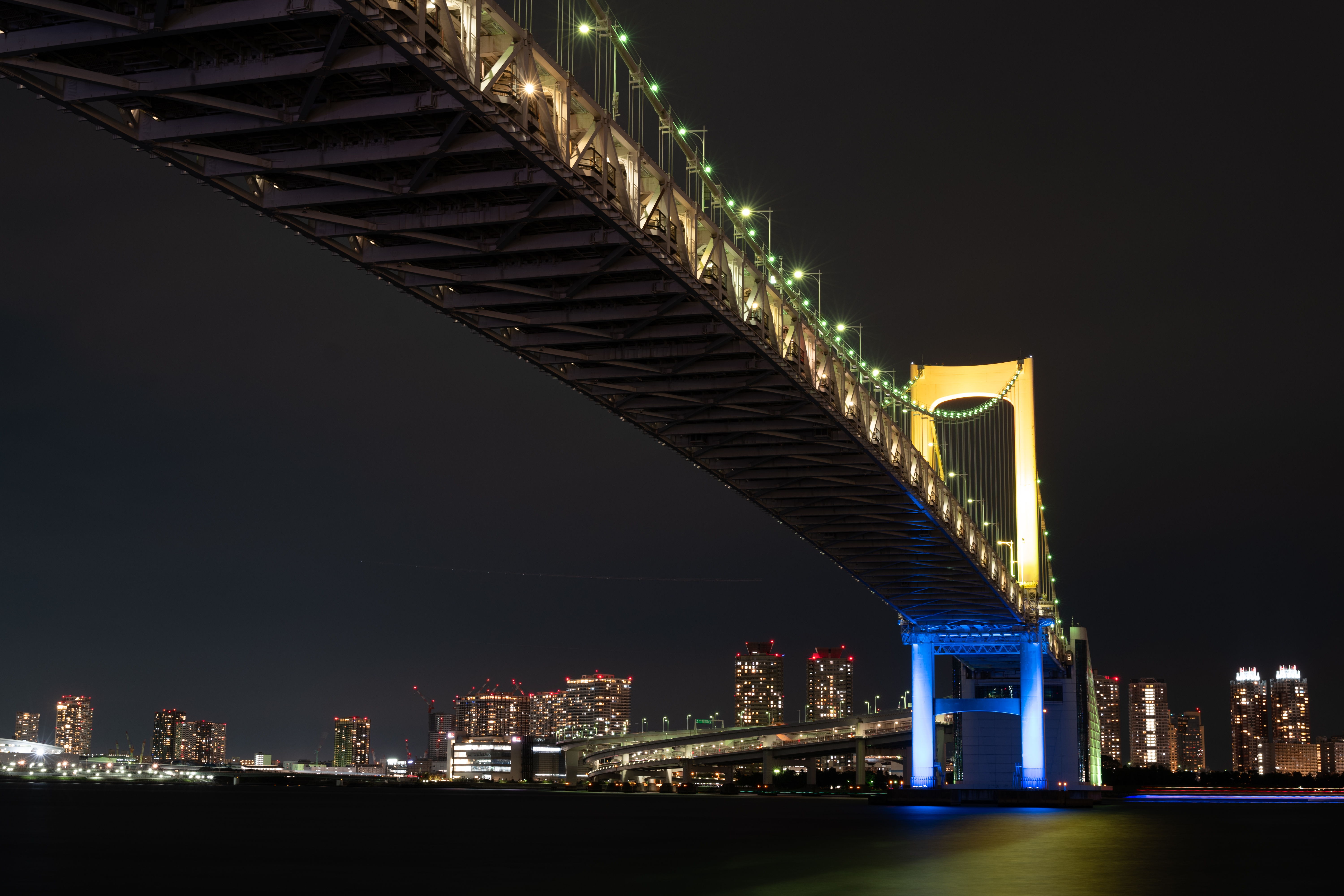 Фото бесплатно Япония, Токио, мост, ночной город