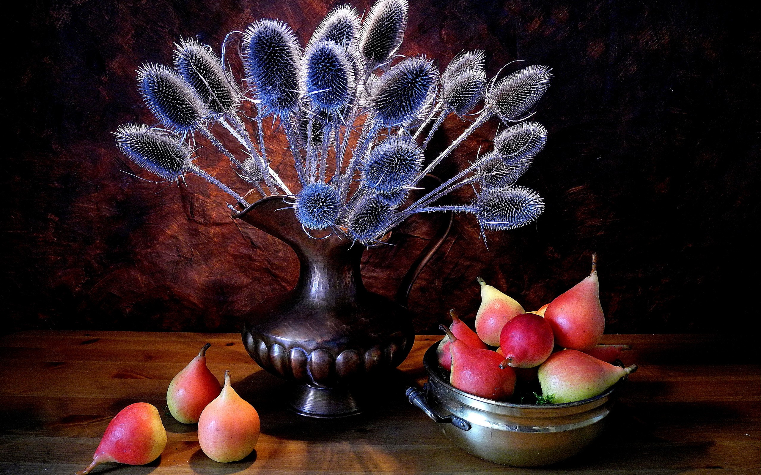 натюрморт, груши, фрукты, красивые обои, Still life, pears, fruit, beautiful wallpaper