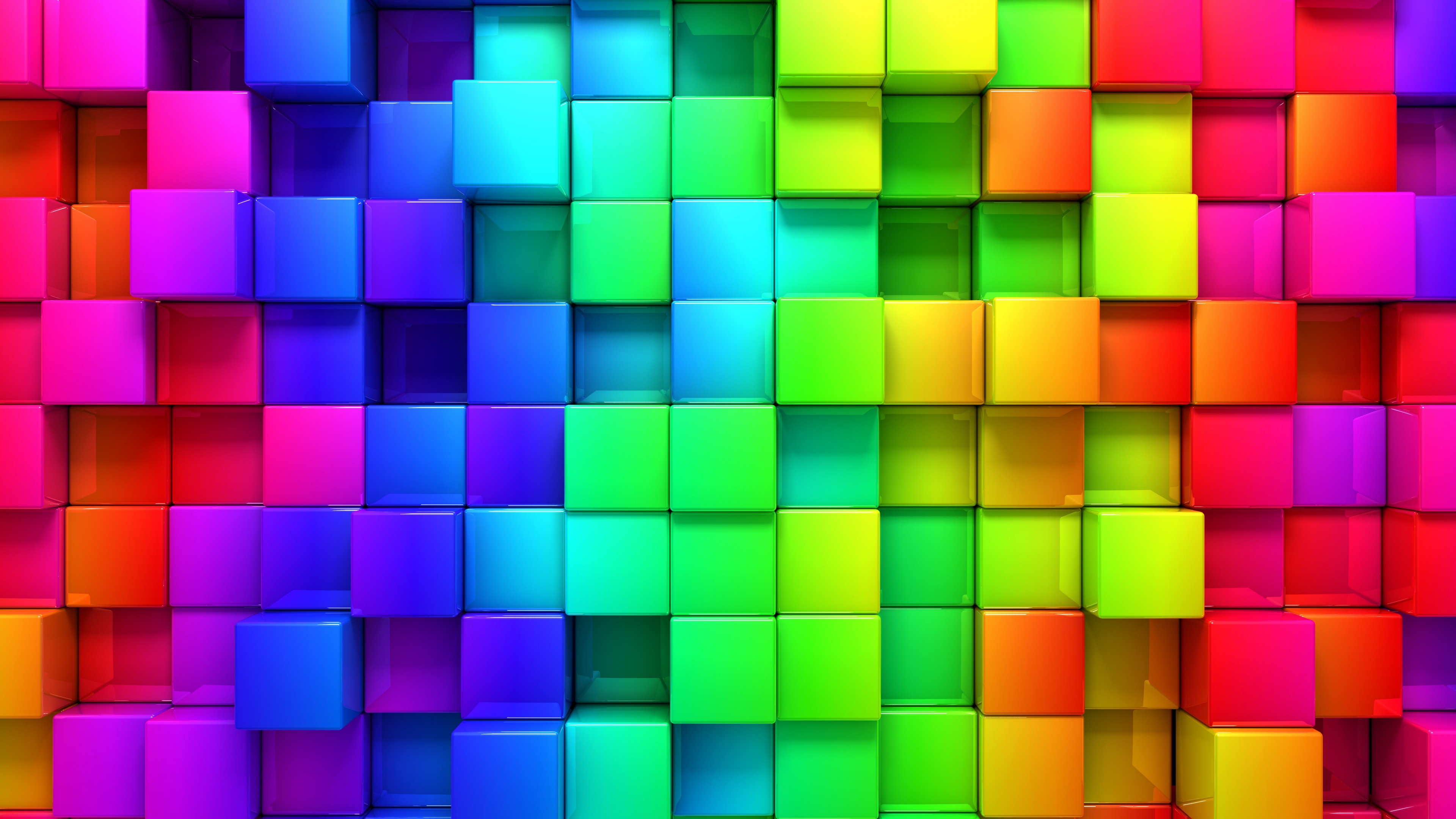 текстура, квадраты, цвета радуги, яркие красивые обои на рабочий стол, Texture, squares, rainbow colors, bright beautiful wallpaper on your desktop, Ultra HD