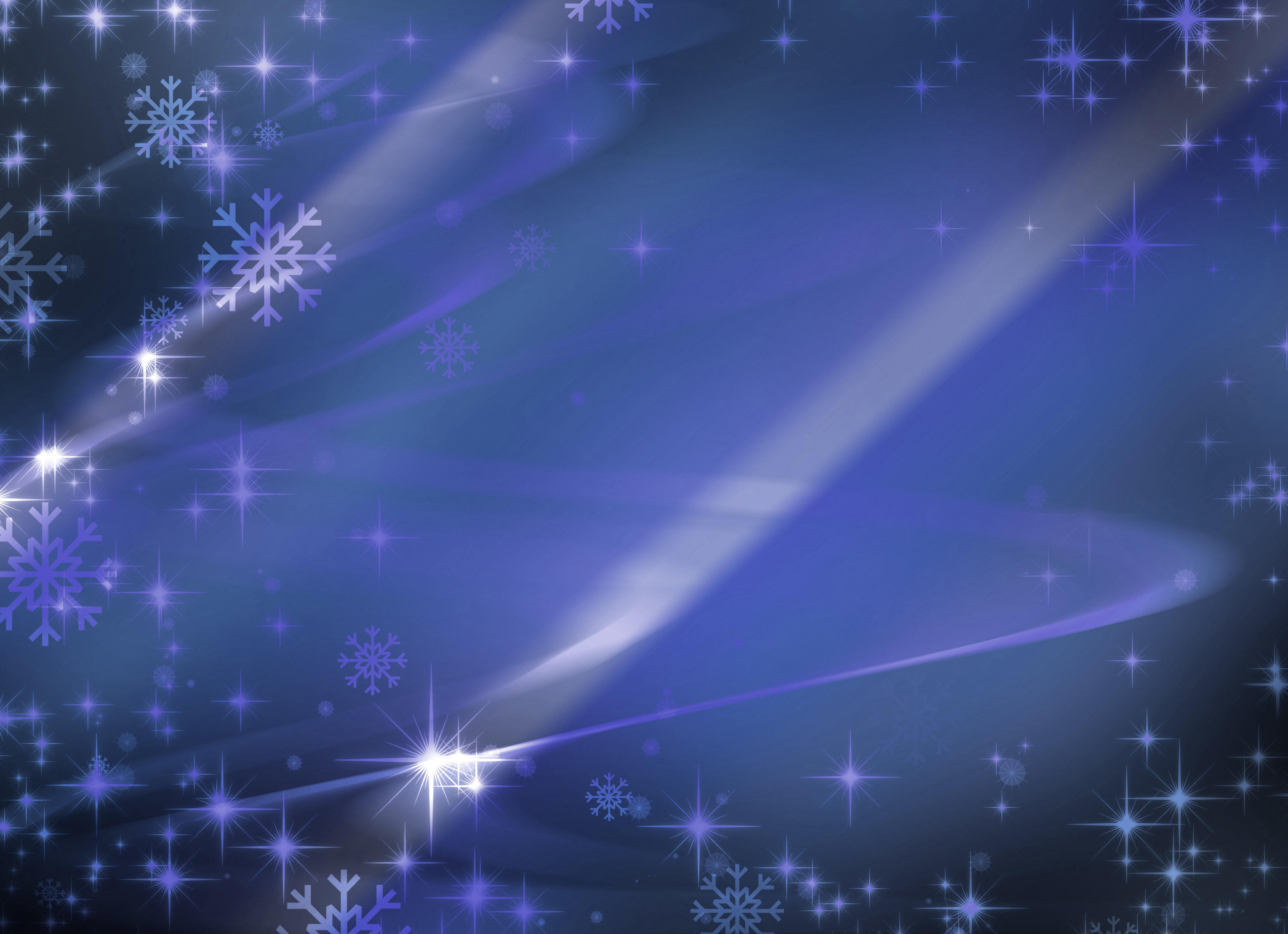 зимняя текстура, снежинки, синий фон